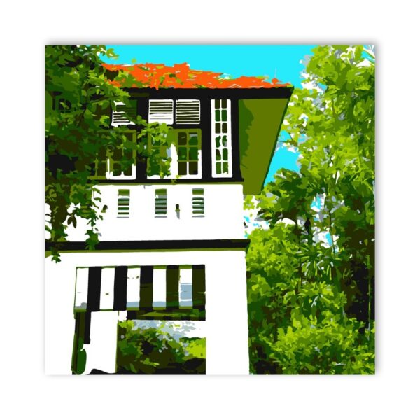 Black & White House - Greeting cards (5)