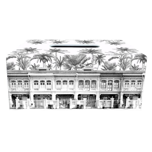 Black & White Tissue Box