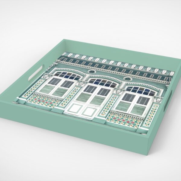 Green Shophouse Tray