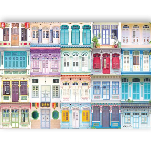 Shophouse Pastel cork-backed placemats