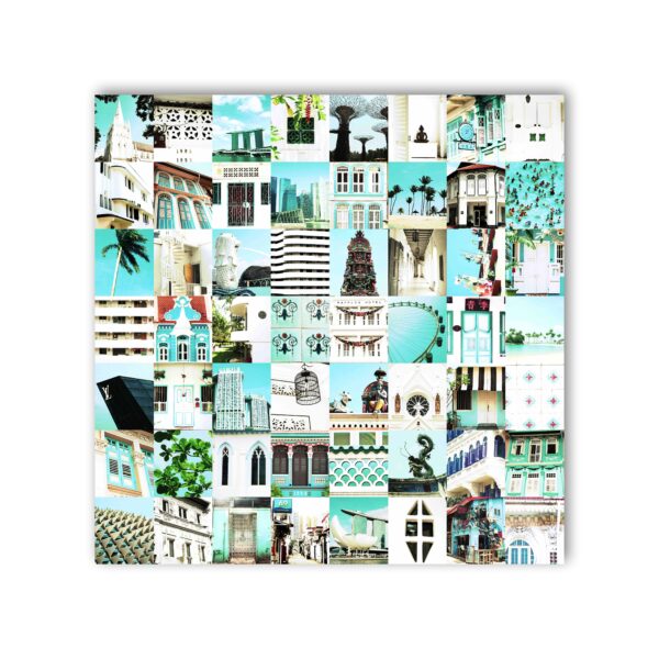 Singapore White & Aqua, no. 2