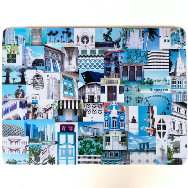 Set of 4 small cork-backed placemats