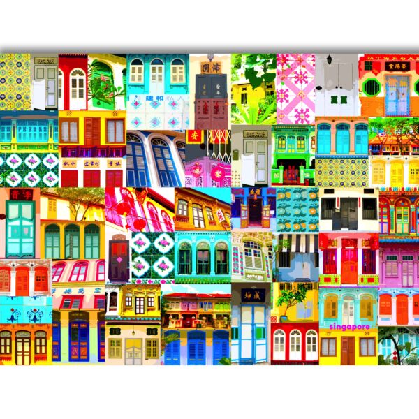 Shophouse cork-backed placemats