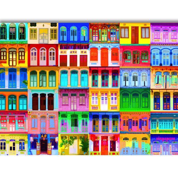 Shophouse HDB cork-backed placemats